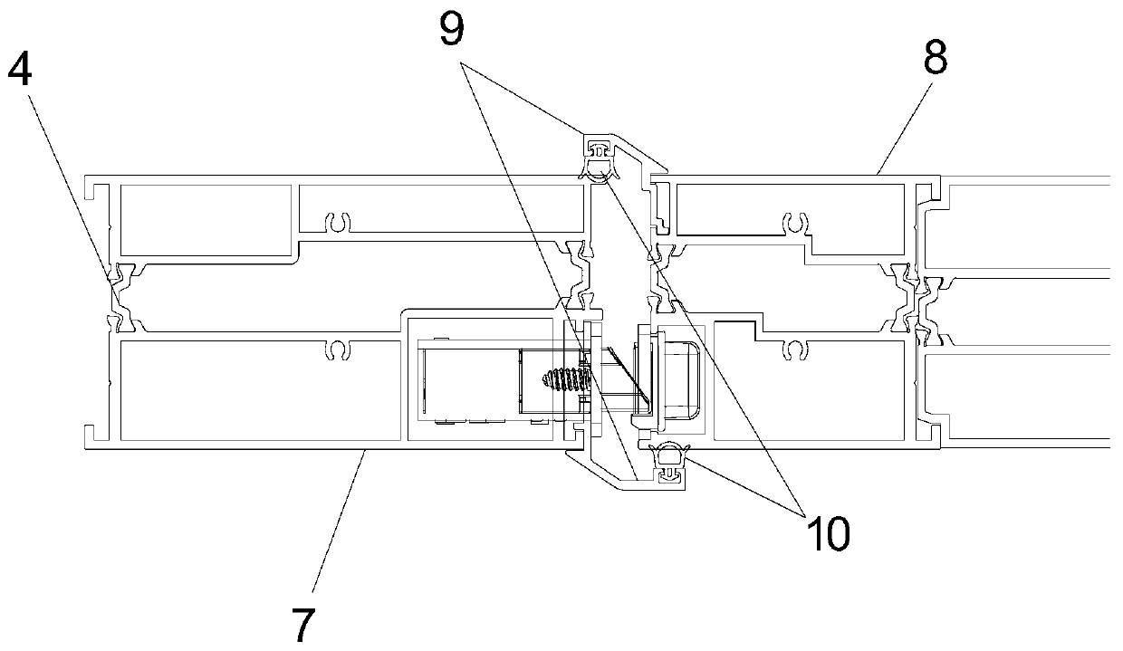 Full-aluminum alloy anti-theft entrance door