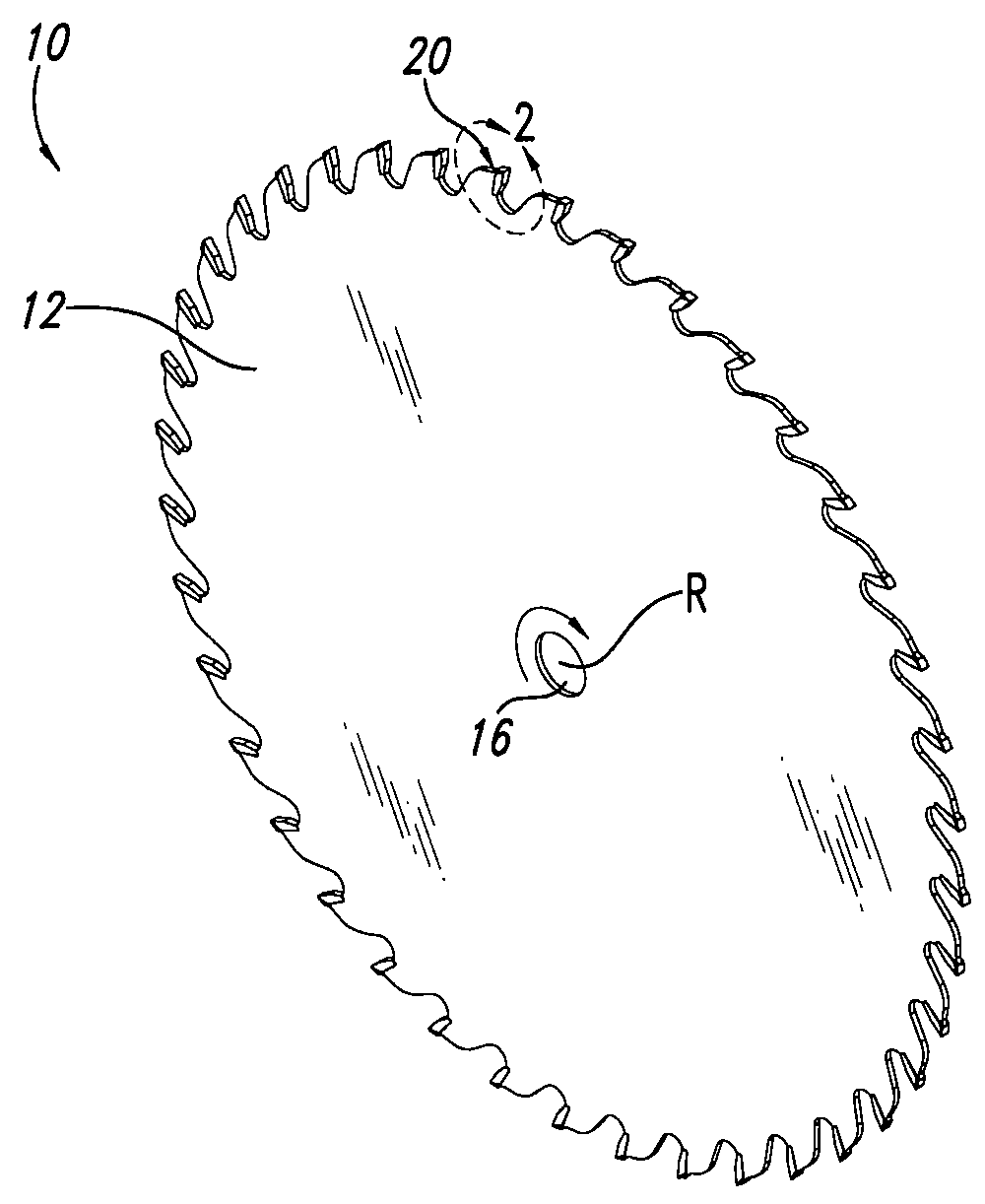 Saw blade and method of manufacturing the same