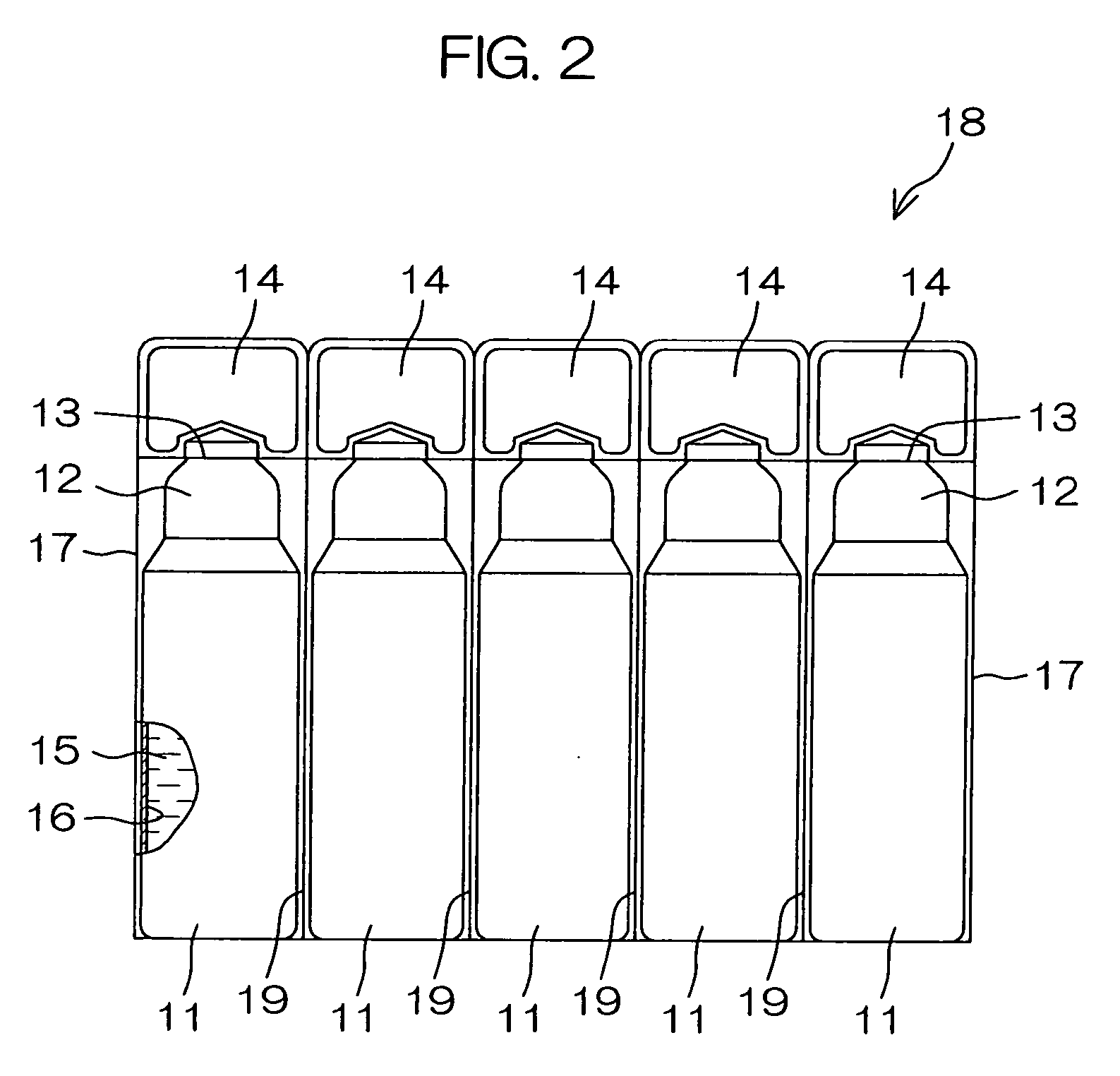 Drug solution filling plastic ampoule and process for producing the same