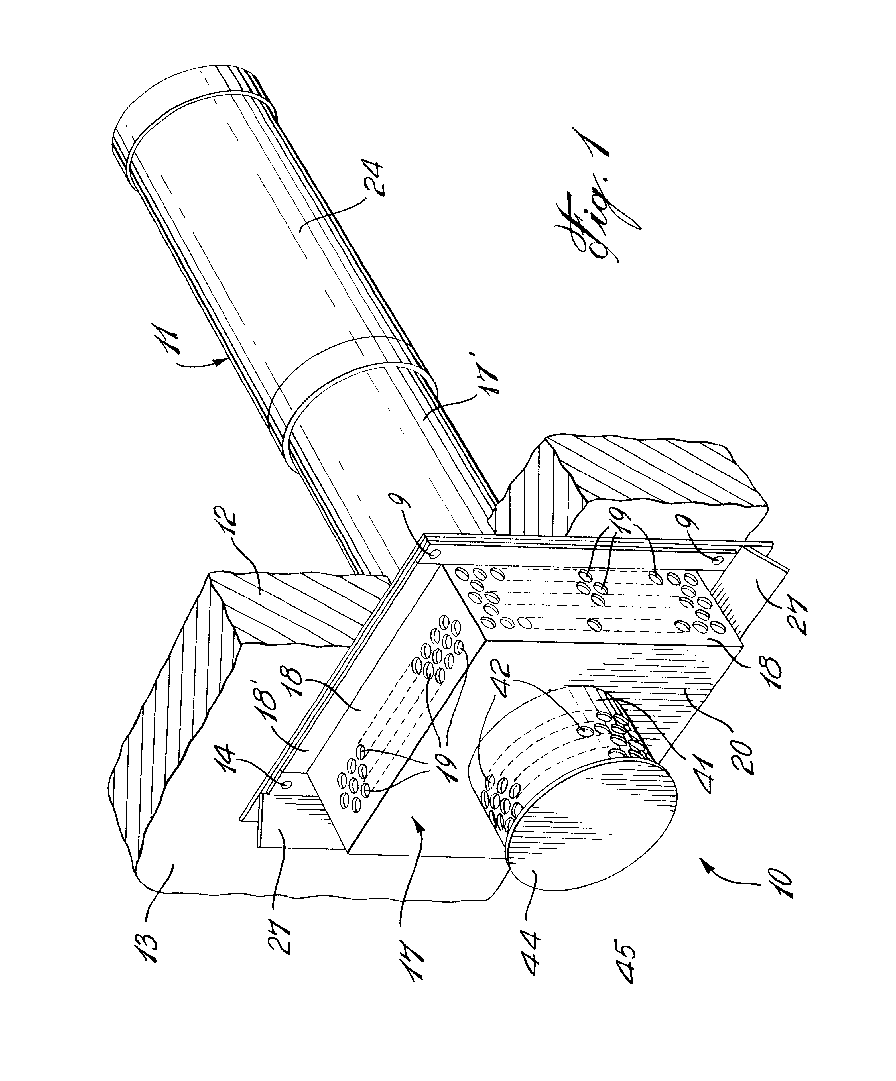 Termination unit for a coaxial flue pipe