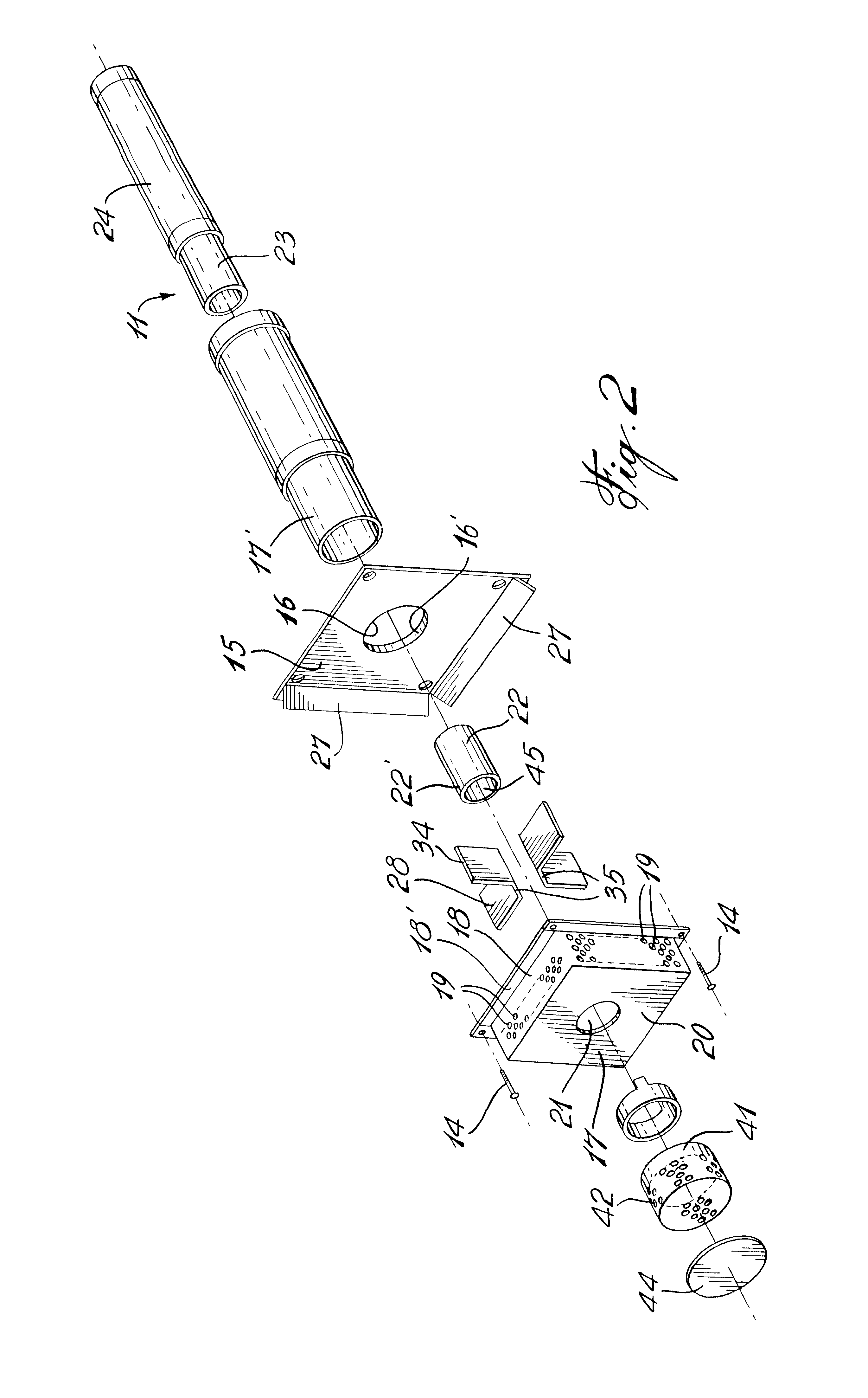 Termination unit for a coaxial flue pipe