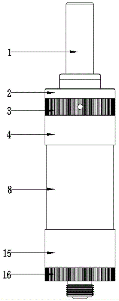 A backflow airflow atomizer and electronic cigarette including the atomizer