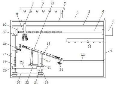 Medical instrument automatic cleaning device