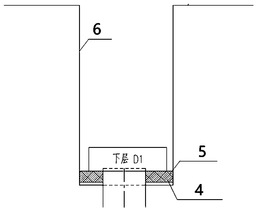 Bridge bearing platform structure capable of protecting underground structure and construction method thereof