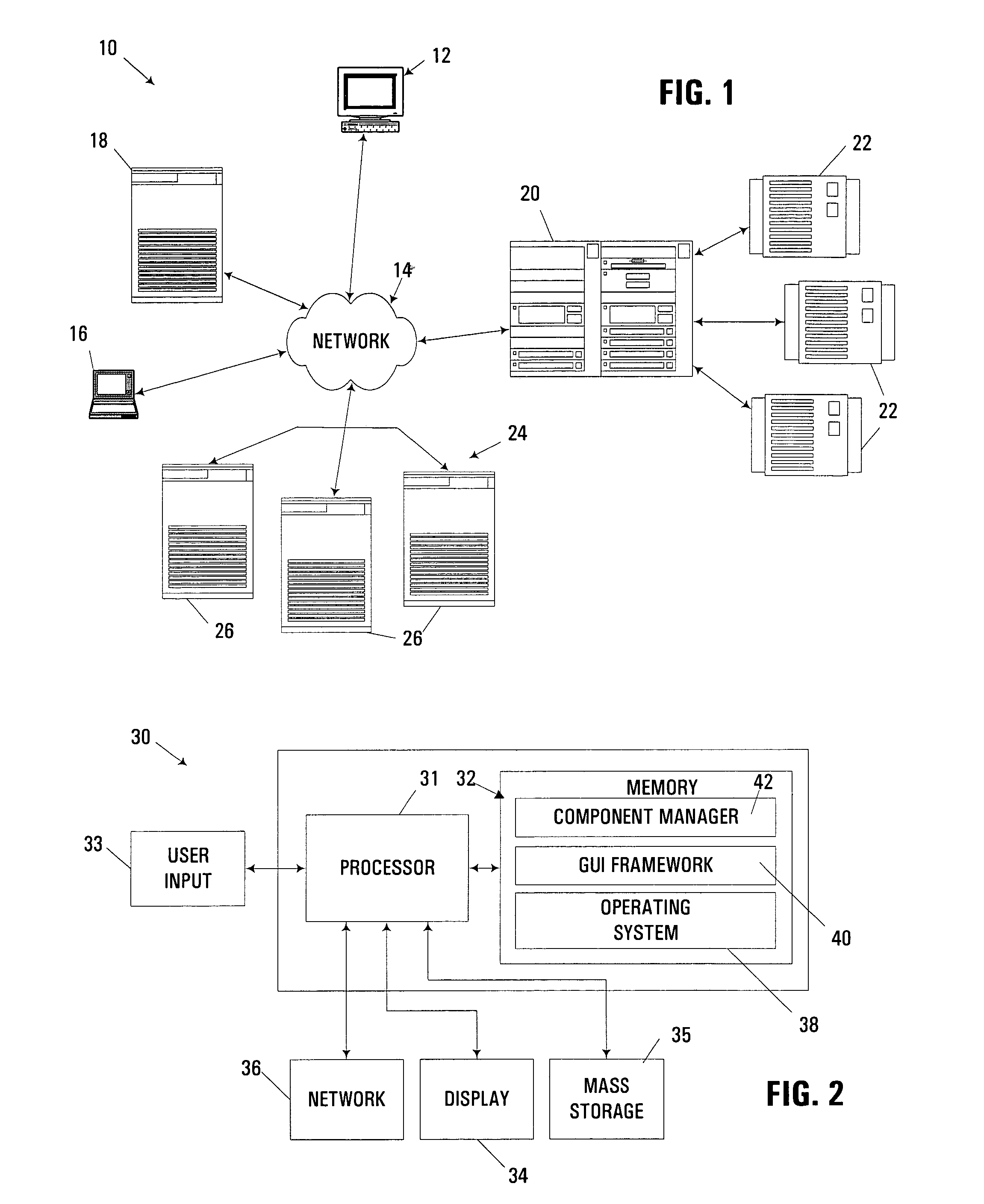 Pictorial-based user interface management of computer hardware components