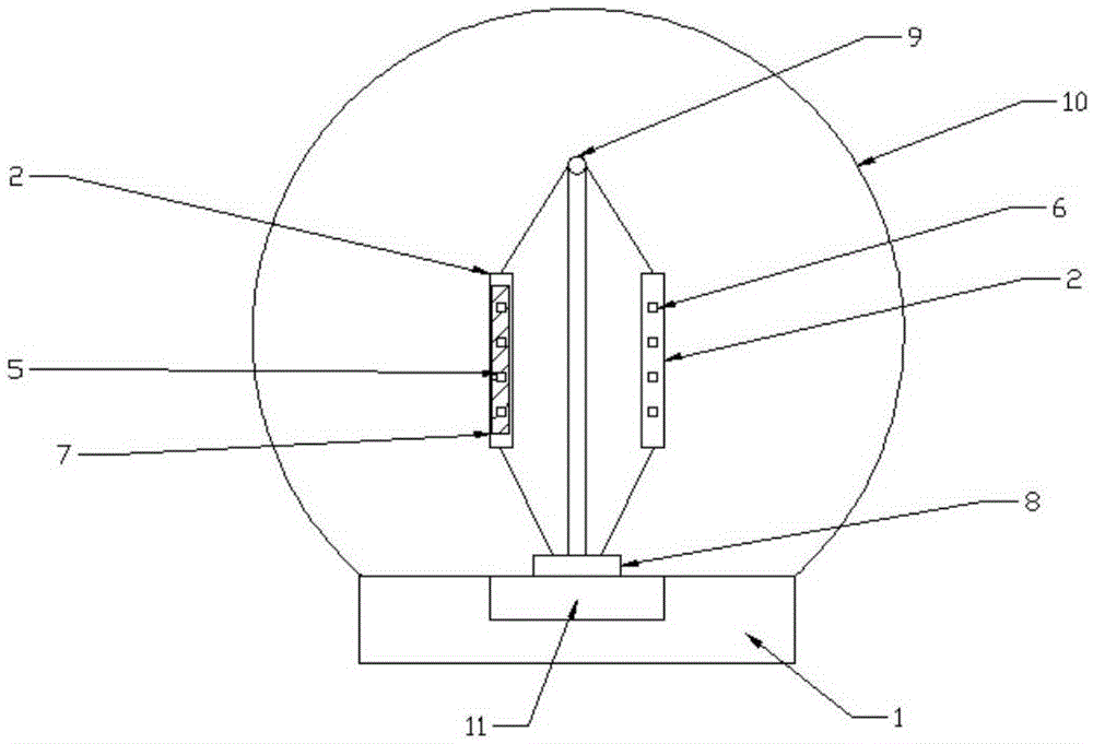 Communication and lighting multiplex LED lamp