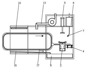 Medical disinfection instrument for plastic surgery