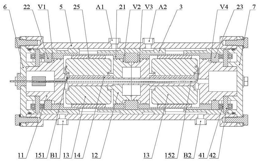 Two-dimensional motor combined piston pump