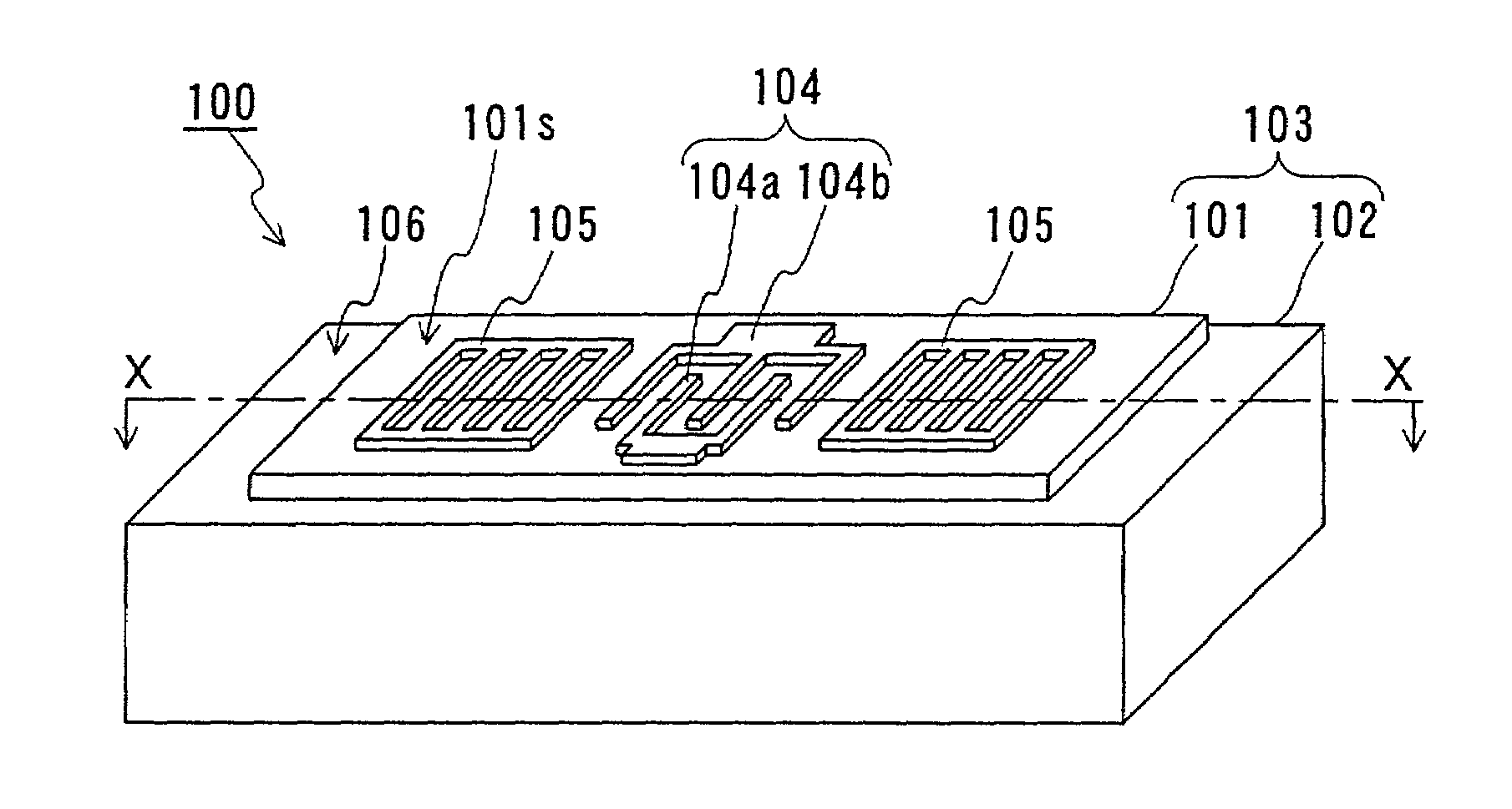 Method for producing a surface acoustic wave element