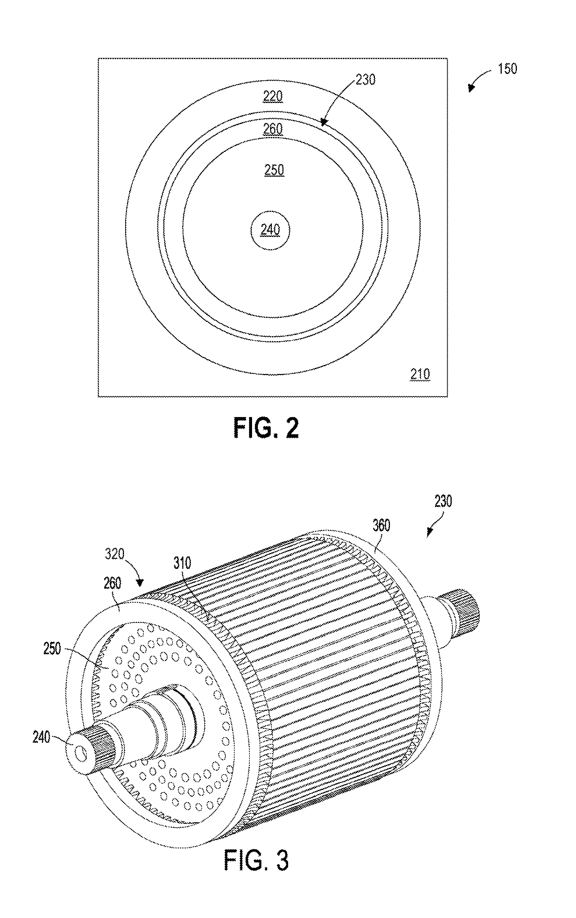 Rotor assembly for traction motor