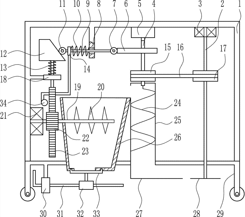 Agricultural high-efficiency carolina fanwort harvesting equipment