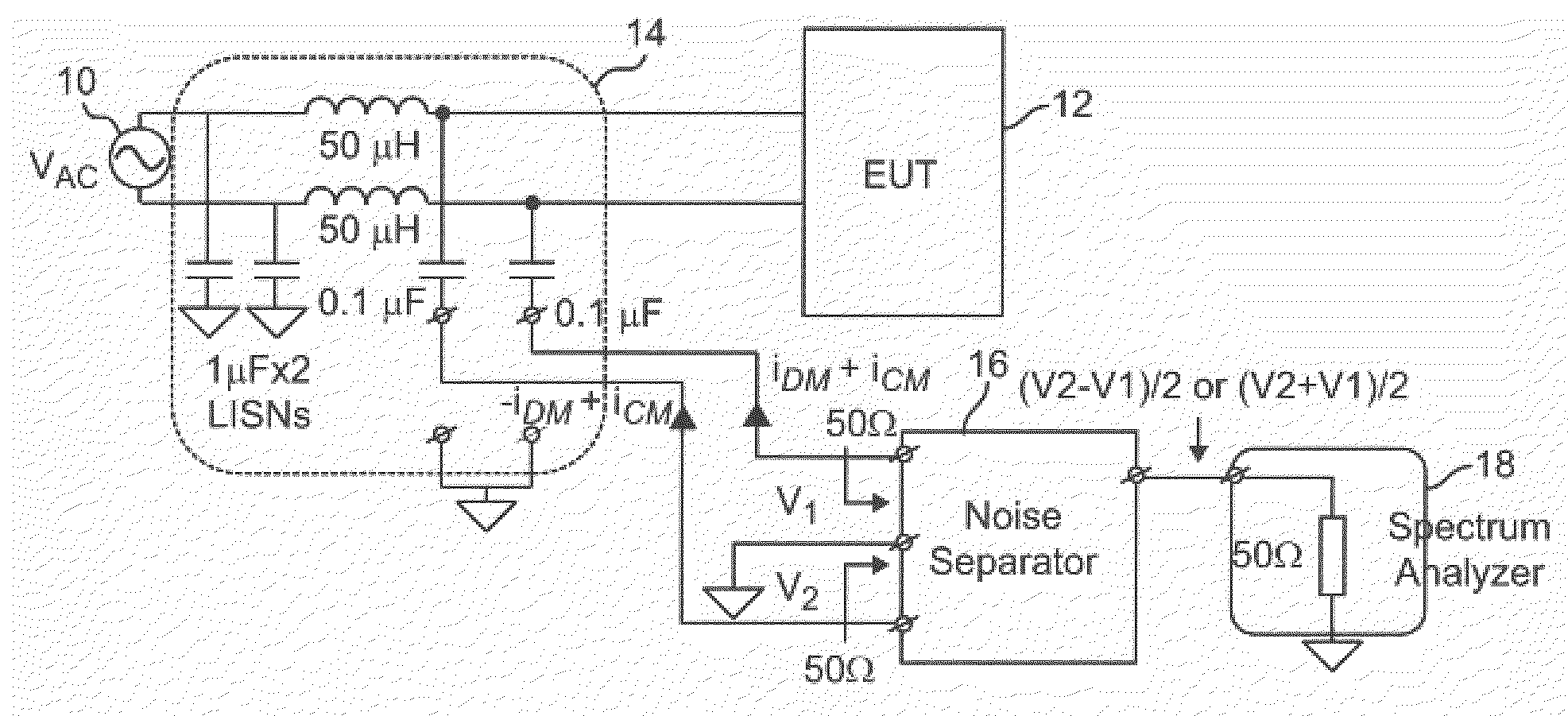 Electromagnetic Interference Noise Separator