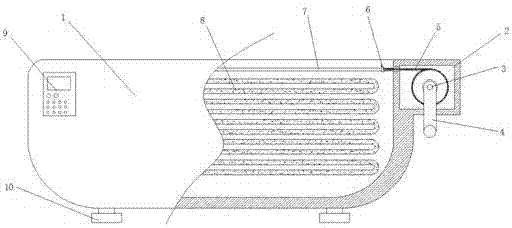 Heating heat-insulating bathtub