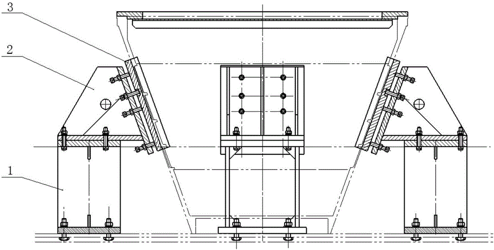 Processing method of large-scale thin-wall cabin shell body and clamp