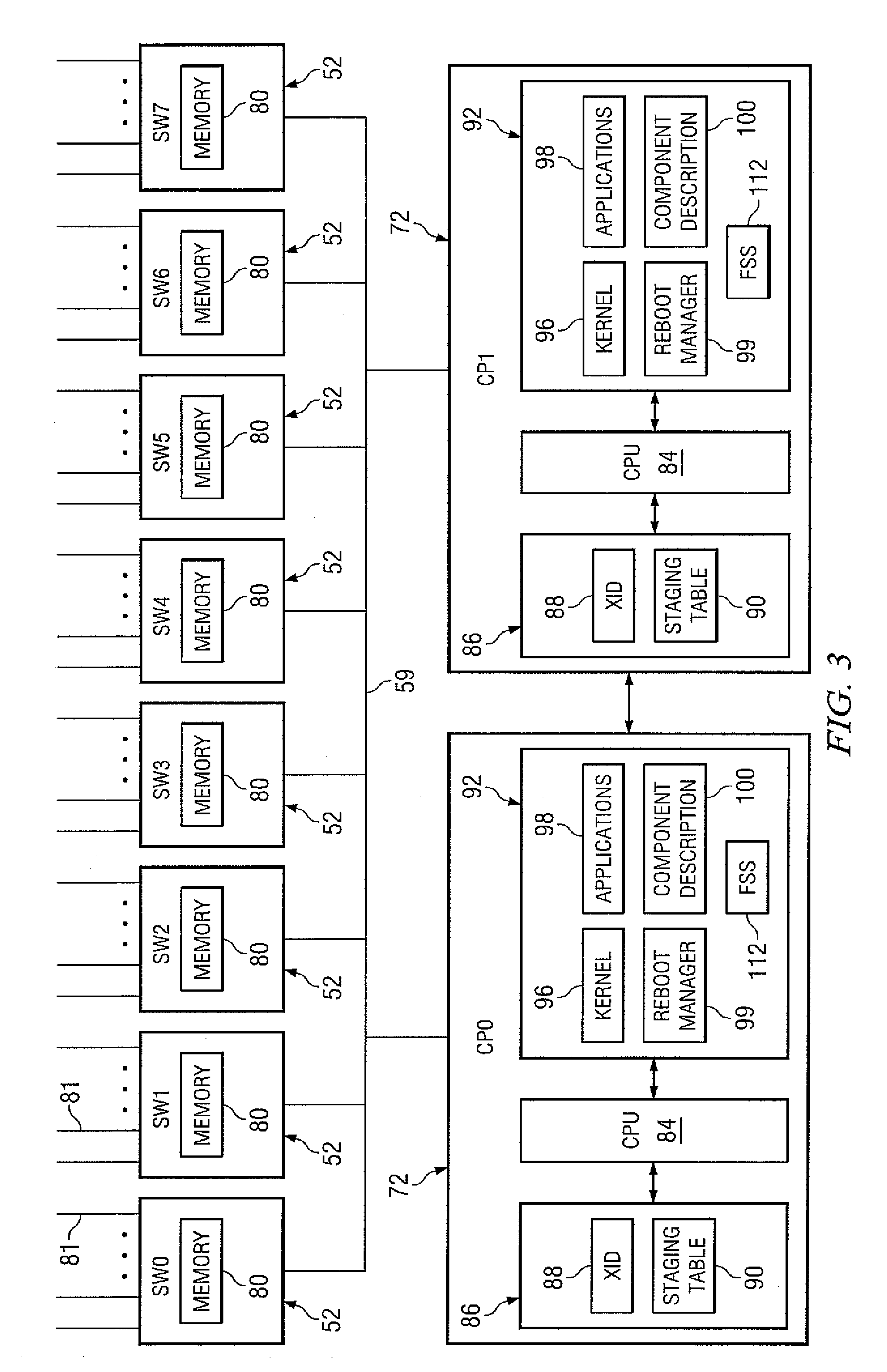 Reboot manager usable to change firmware in a high availability single processor system