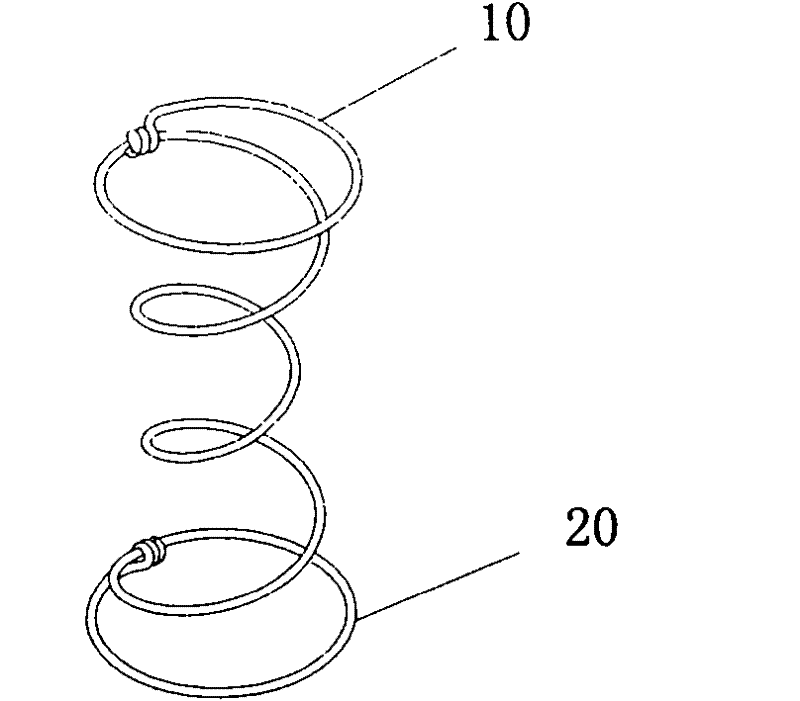 Method and device for producing spring bed core full-automatically