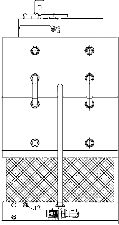 Energy-saving anti-freezing dry and wet type air cooler