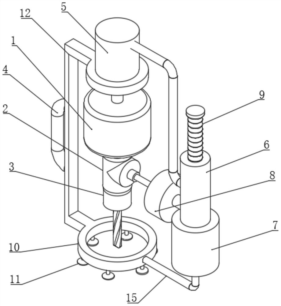 Furniture solid wood panel punching device