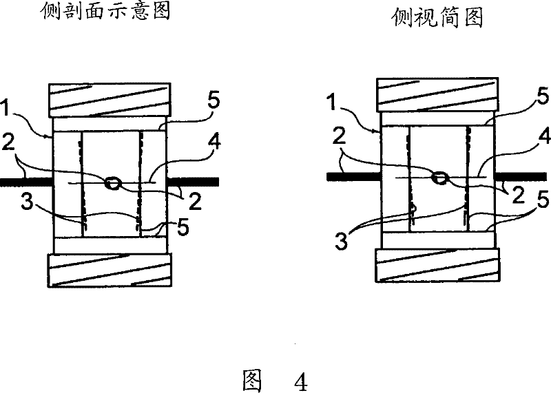 Drum shape container for body fluid treatment device and body liquid treatment device