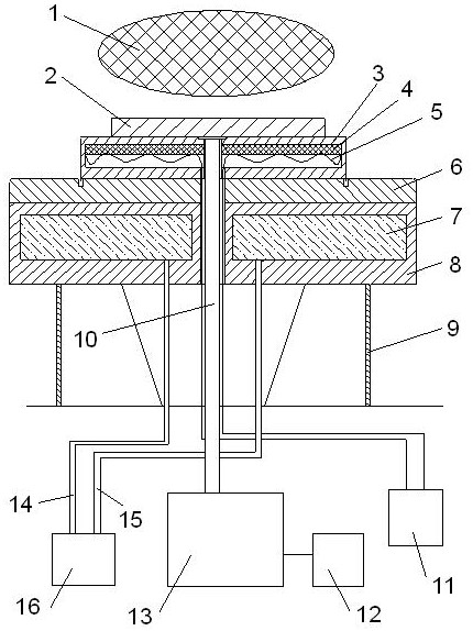 Chemical vapor deposition method and device for submicron diamond film