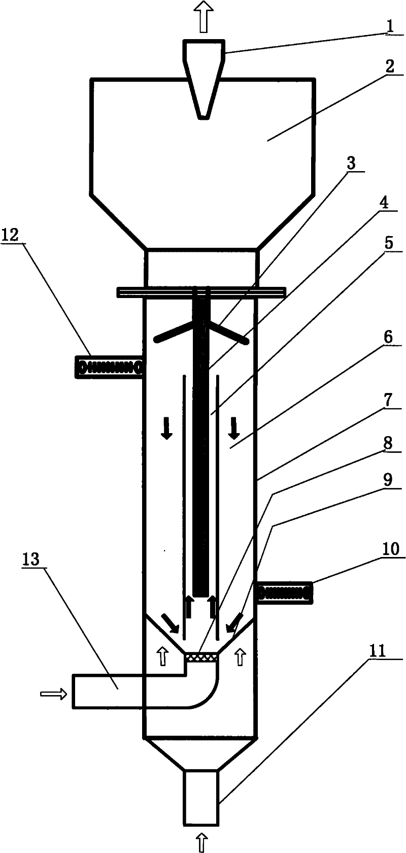 Spouted bed reactor and method thereof for synthesizing chlorinated polyvinyl chloride by using low-temperature plasmas