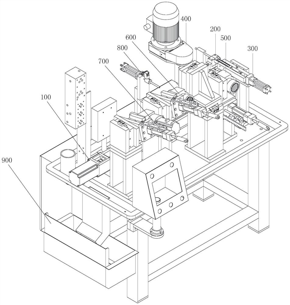 Automatic machining machine for forehead thermometer accessories