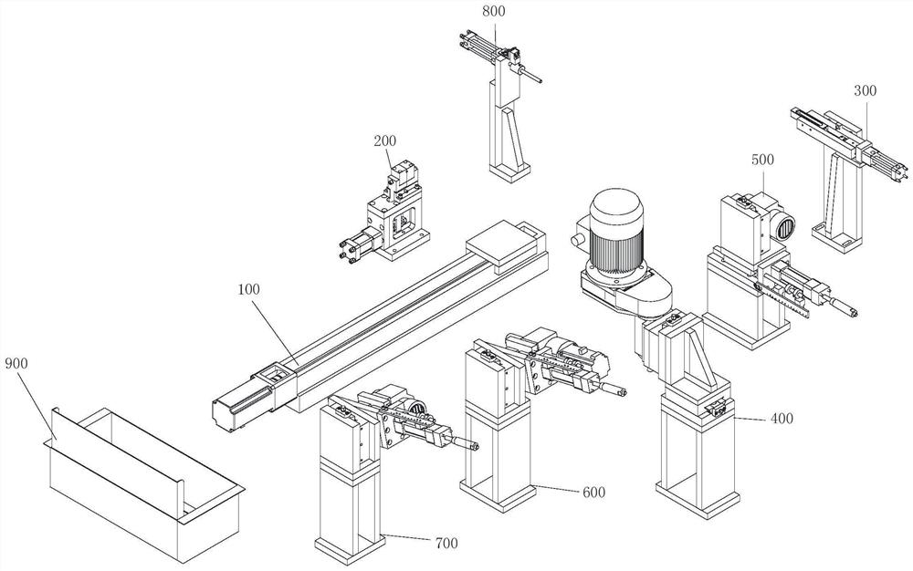 Automatic machining machine for forehead thermometer accessories