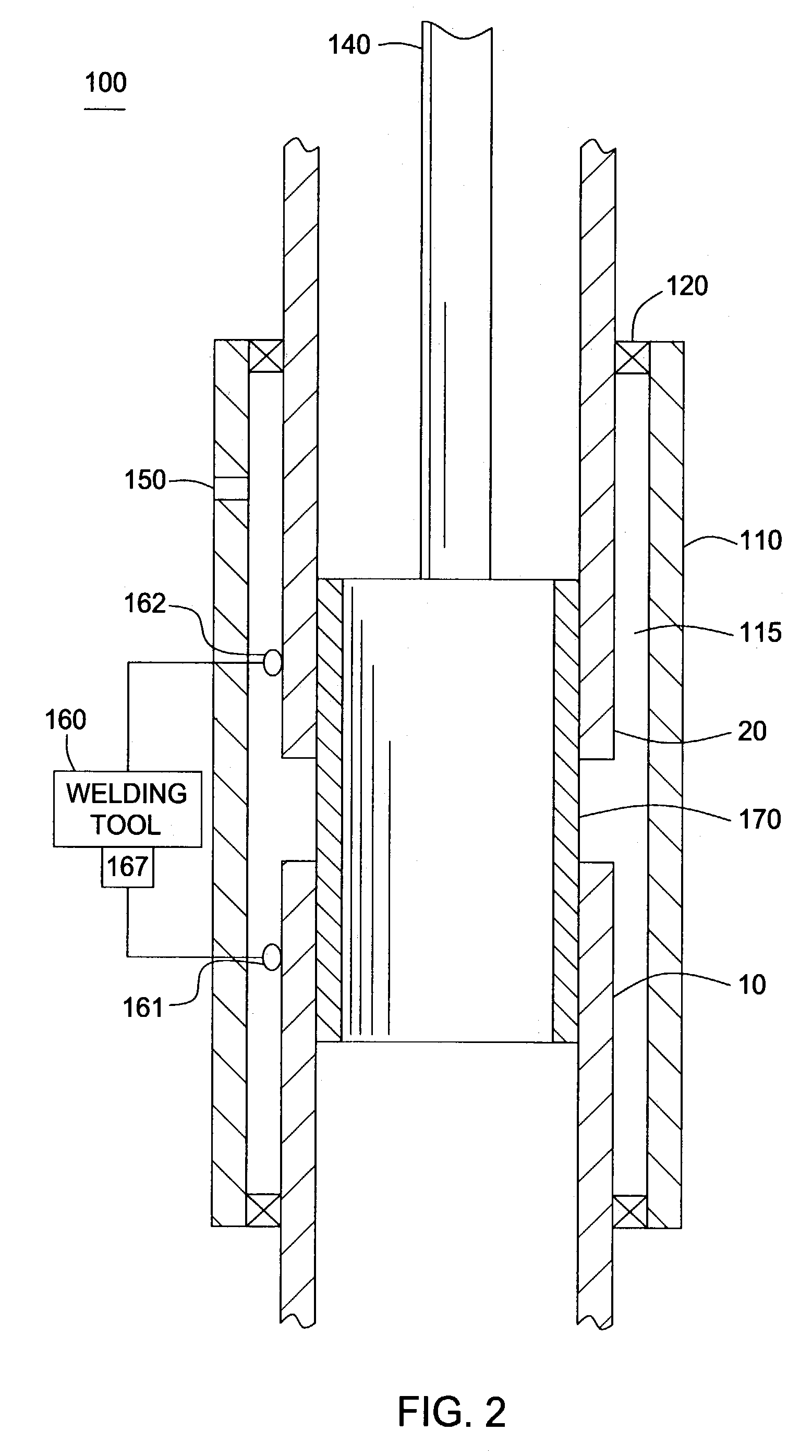 Method of mitigating inner diameter reduction of welded joints