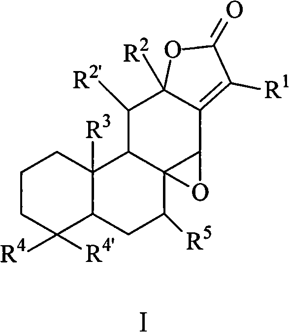 Application of diterpene ginkgolide