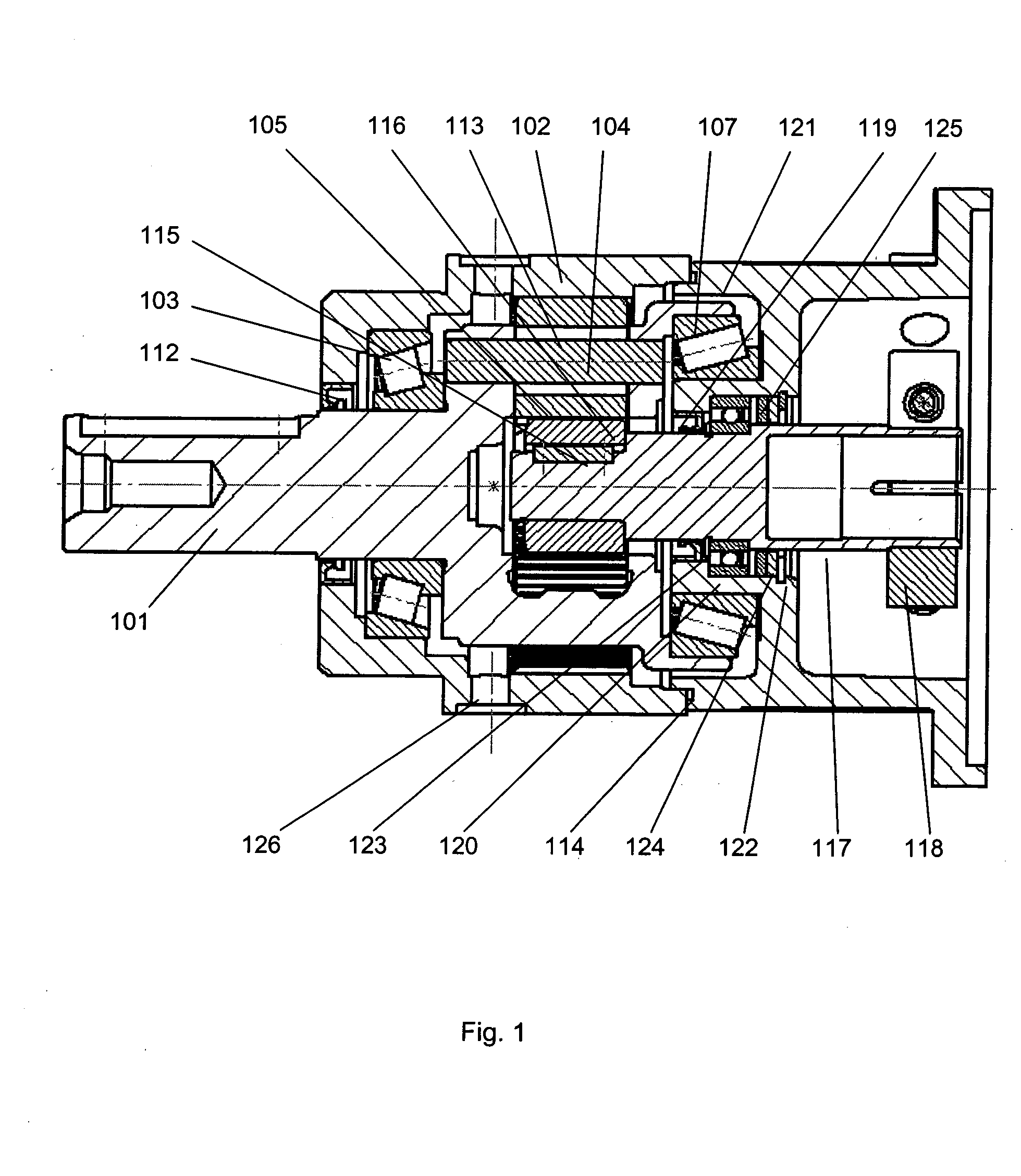 Planetary gear, gear motor and series of gear motors