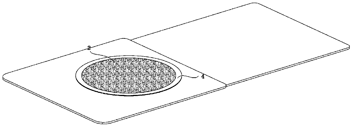 Dog-day patch with slow release function and preparation method of dog-day patch