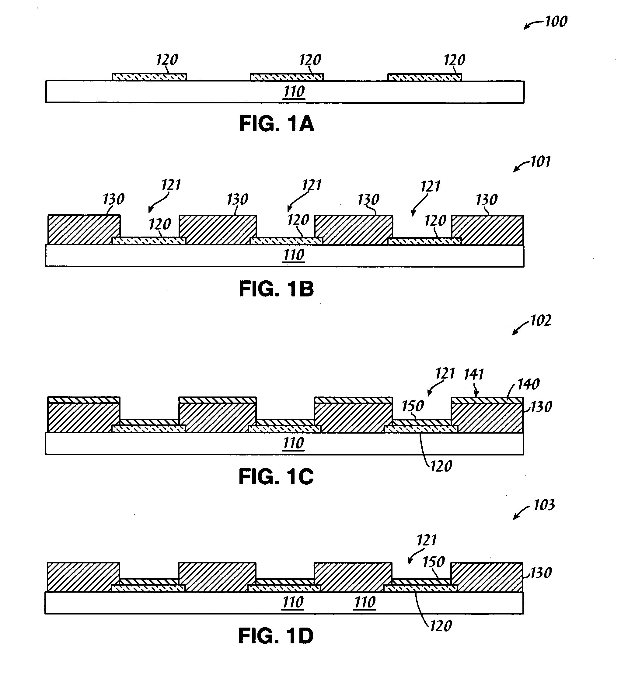 Patterning CNT emitters