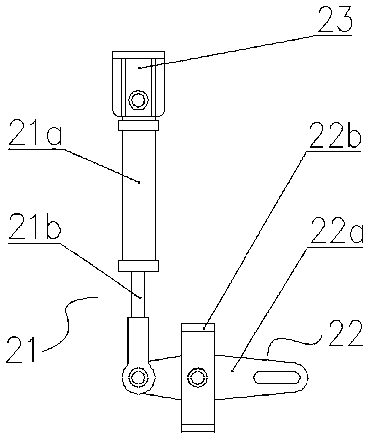 Carrying, loading and unloading mechanism of long steel rail transport cart unit