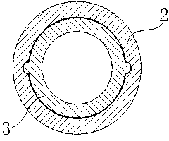 Pouring gate flow control device for preventing rotational flow from generating in continuous casting tundish