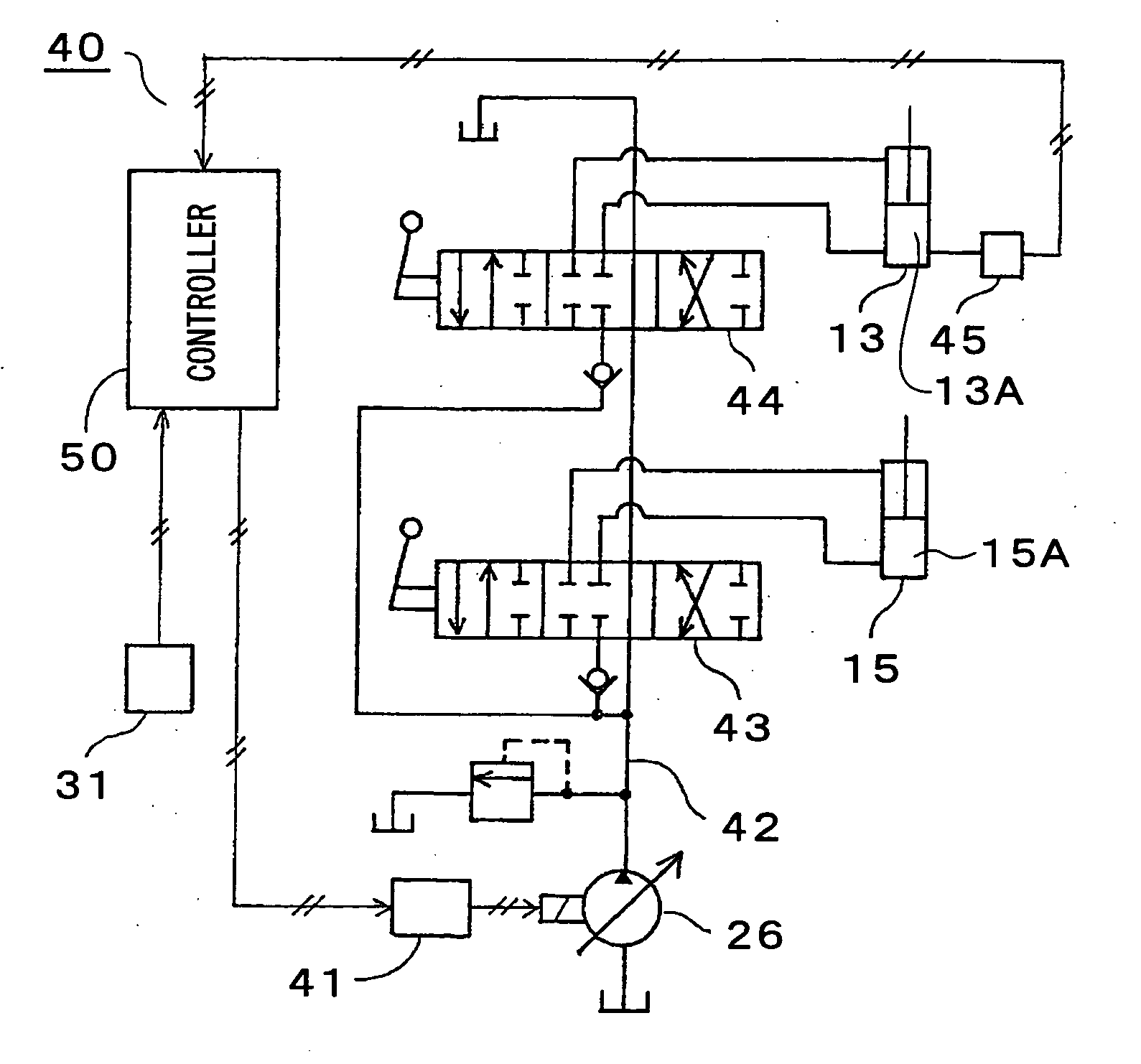 Method and apparatus for controlling hydraulic pump for working machine of working vehicle