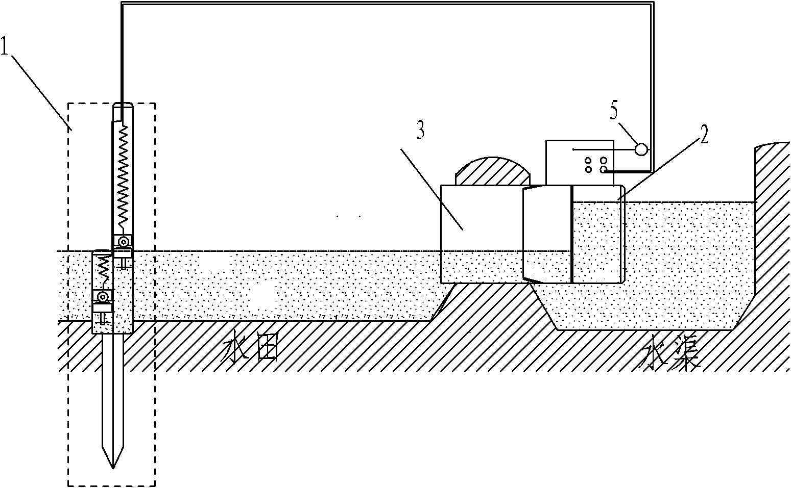 Automatic water control system for field irrigation