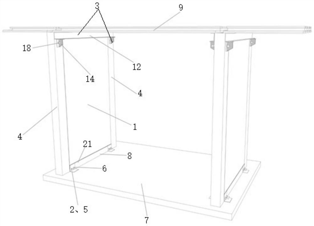 Prefabricated superimposed shear wall mounting system and method