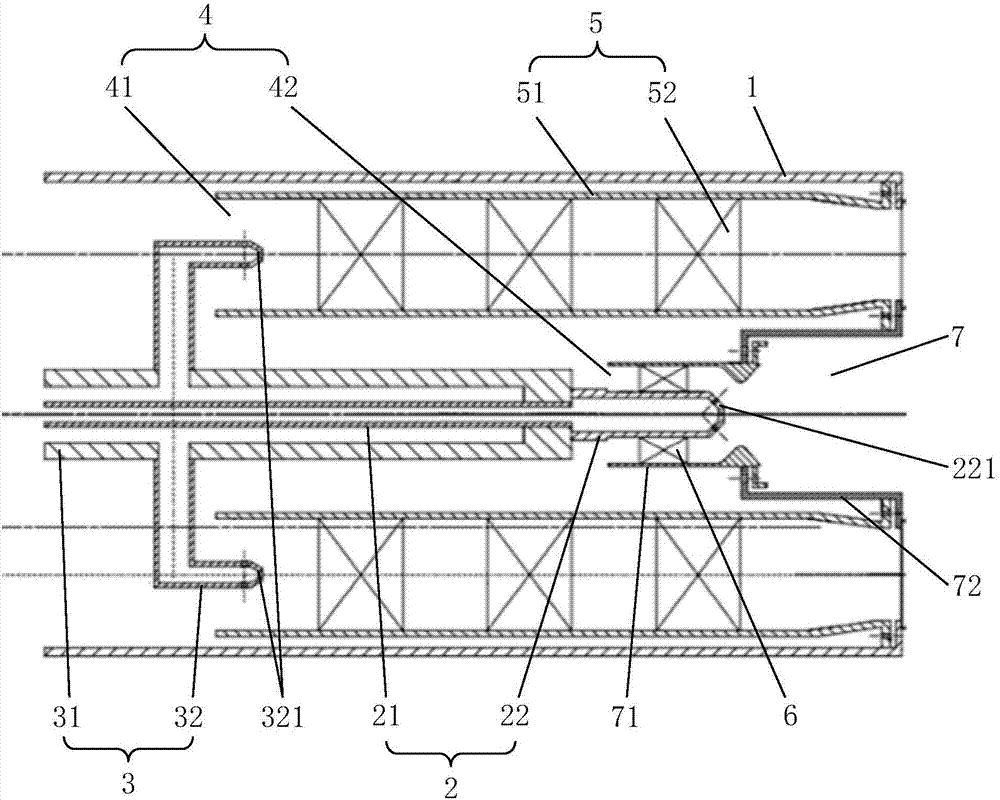 Multi-pipe gas-state fuel mixer using in-pipe mixers