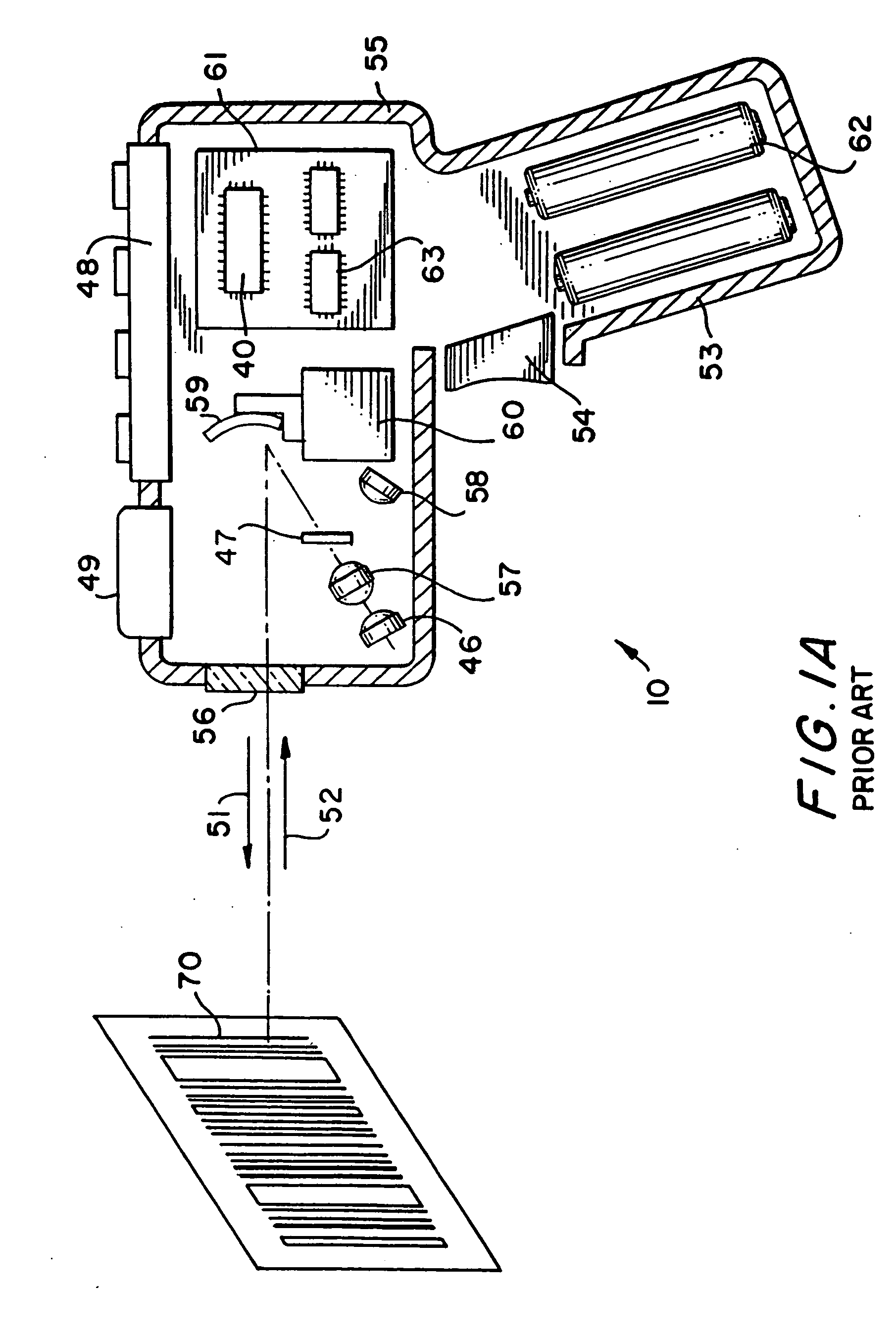 Portable instrument for electro-optically reading indicia and for projecting a bit-mapped color image