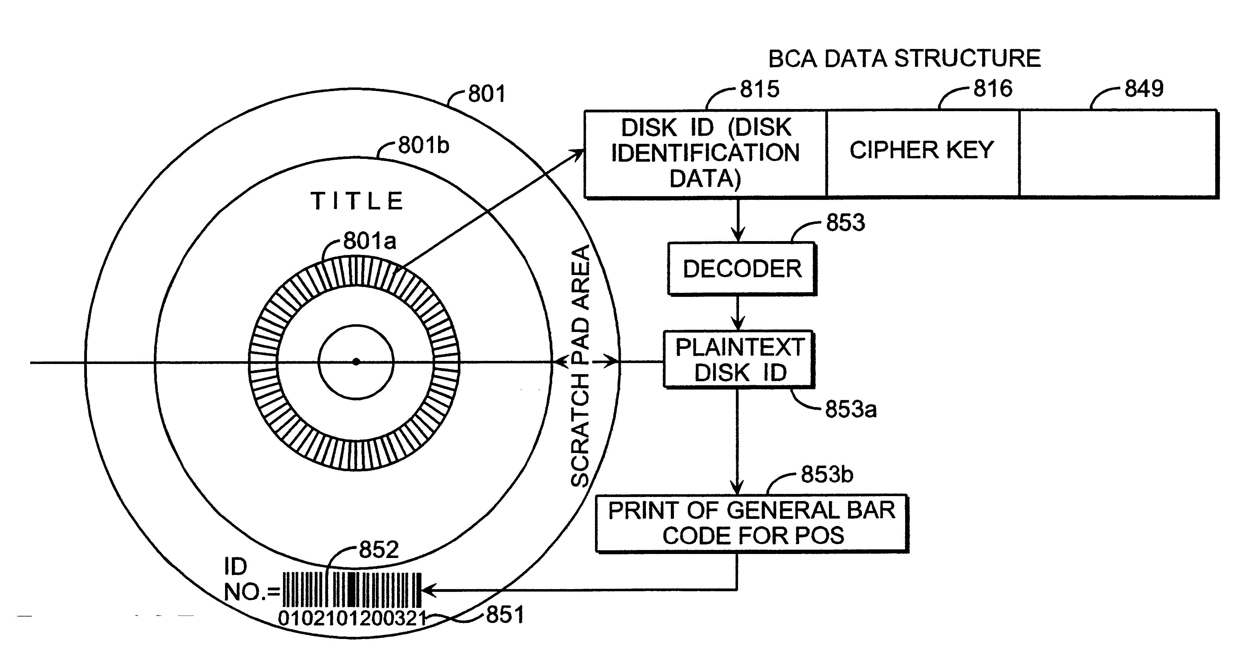 Recordable optical disk including an auxiliary information presence indicator