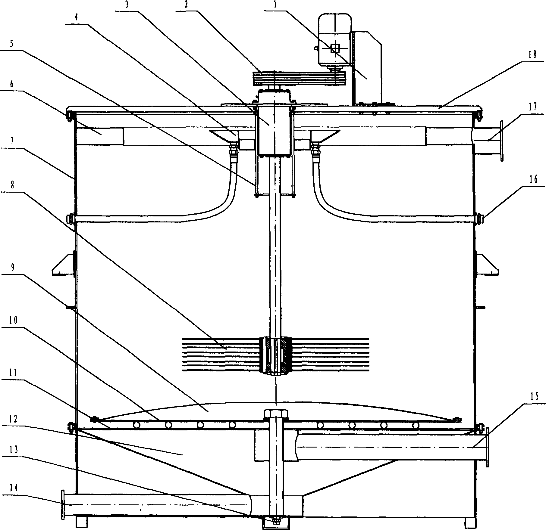 Cyclonic mass-transferring reaction and product separation method and separator