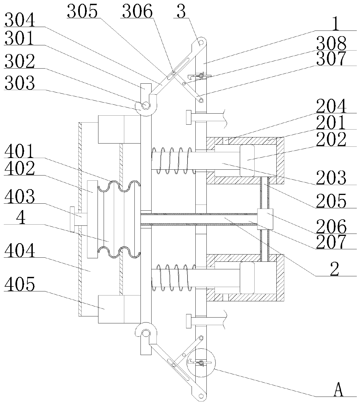 Anti-collision baffle for highway safety