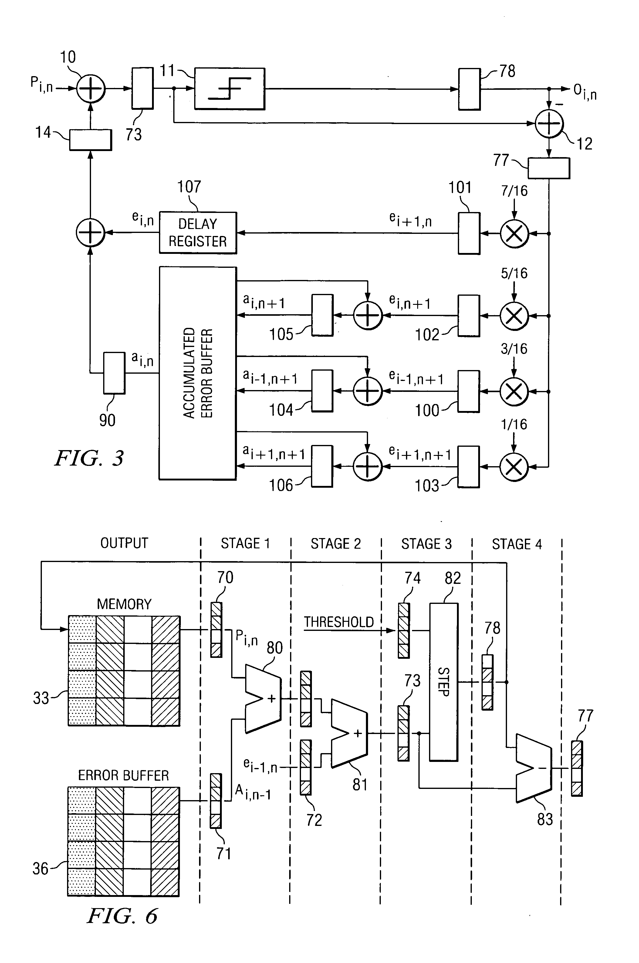 High performance coprocessor for color error diffusion halftoning