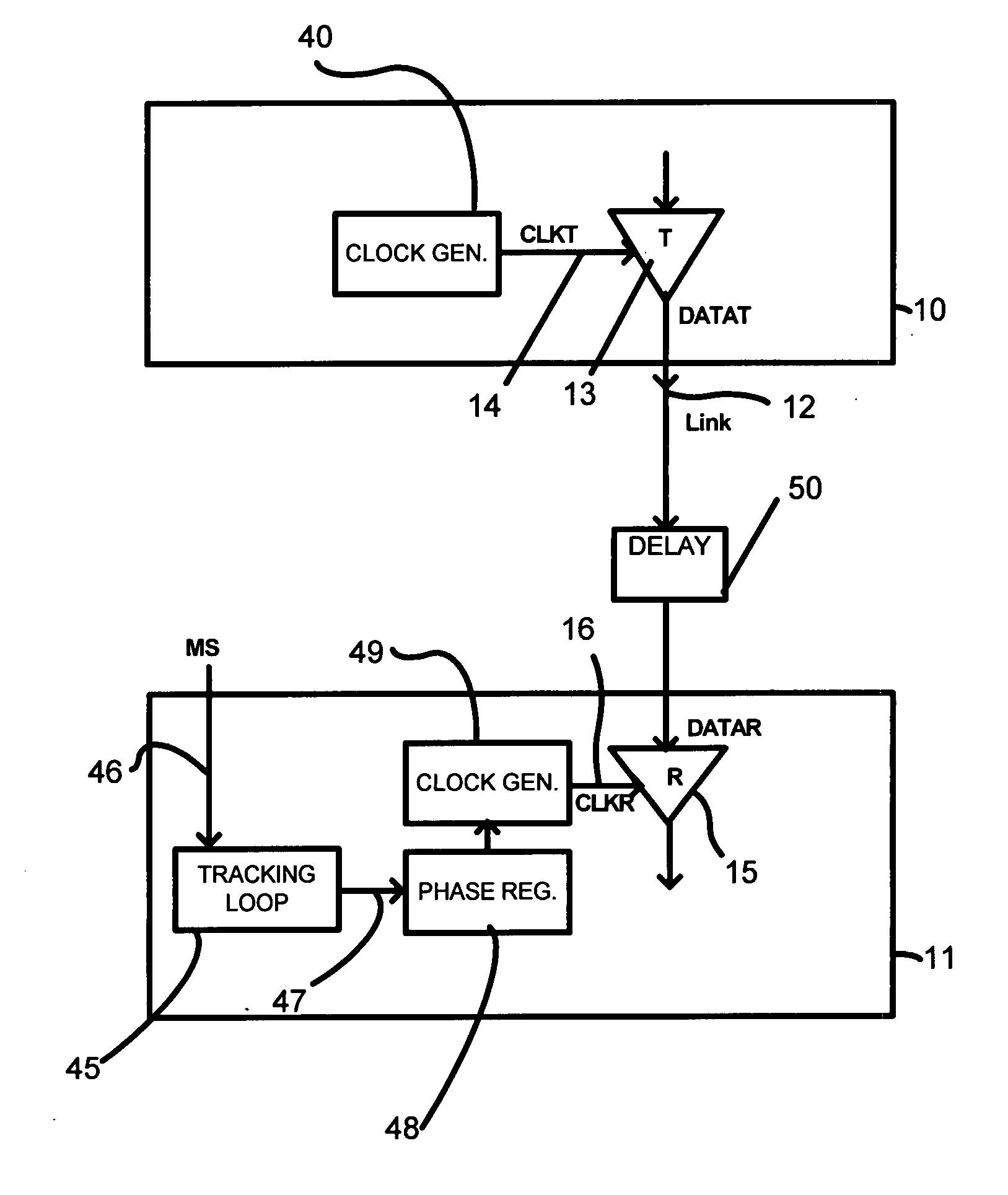 Drift tracking feedback for communication channels