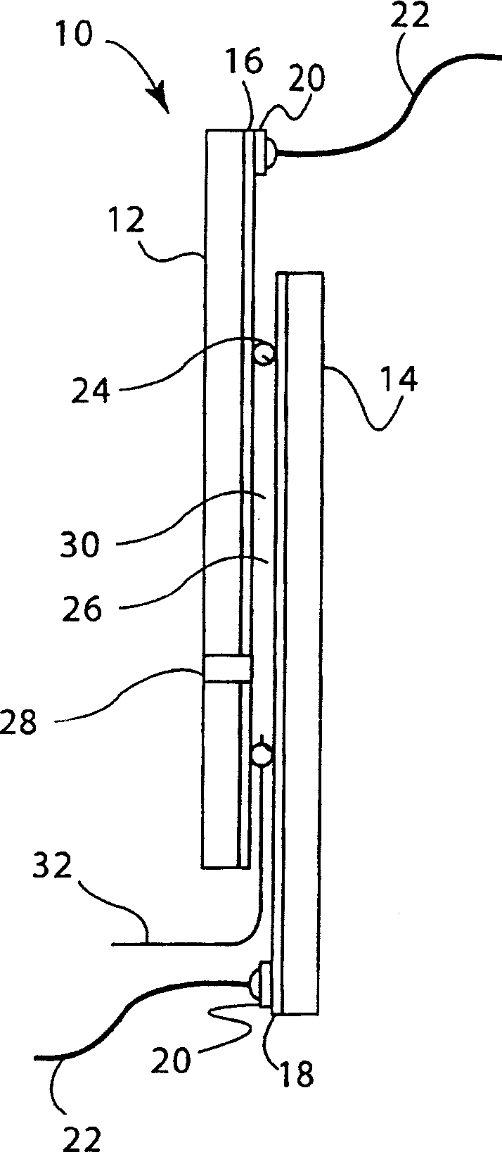 Electrolytes for electrooptic devices comprising ionic liquids