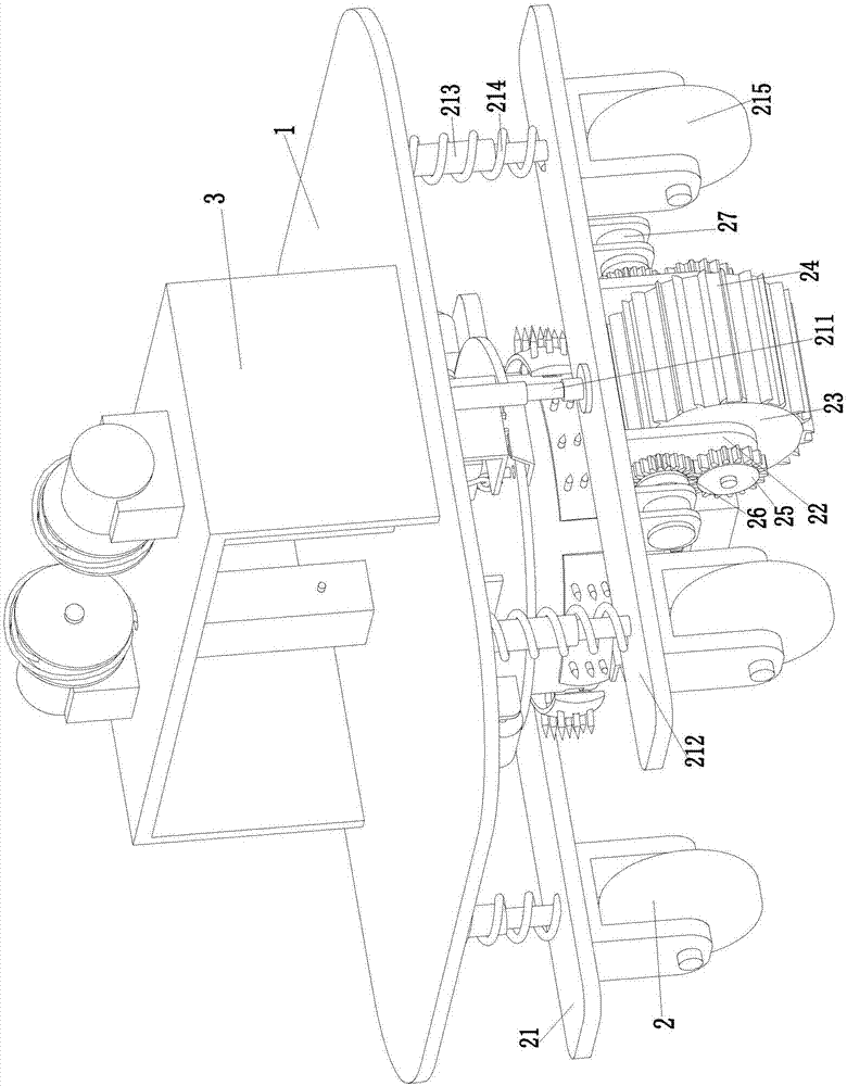 Automatic sludge cleaning equipment of sewage inspection well of municipal drainage pipeline system