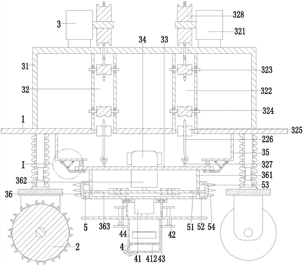 Automatic sludge cleaning equipment of sewage inspection well of municipal drainage pipeline system