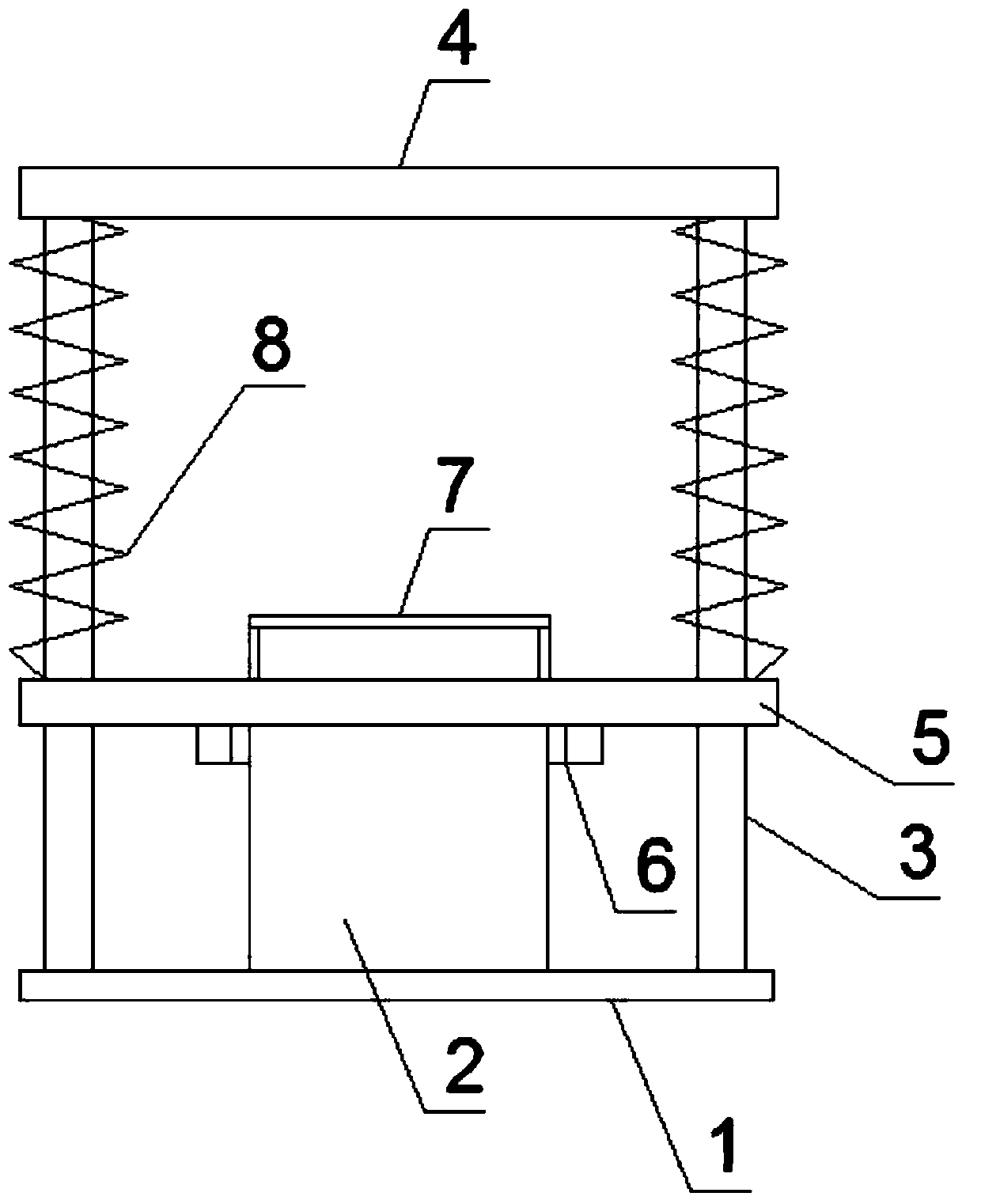 Vehicle-mounted waste storage device