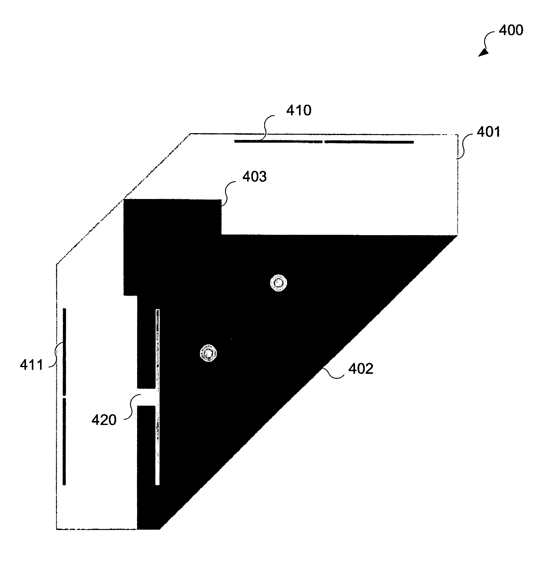 Integrated, closely spaced, high isolation, printed dipoles