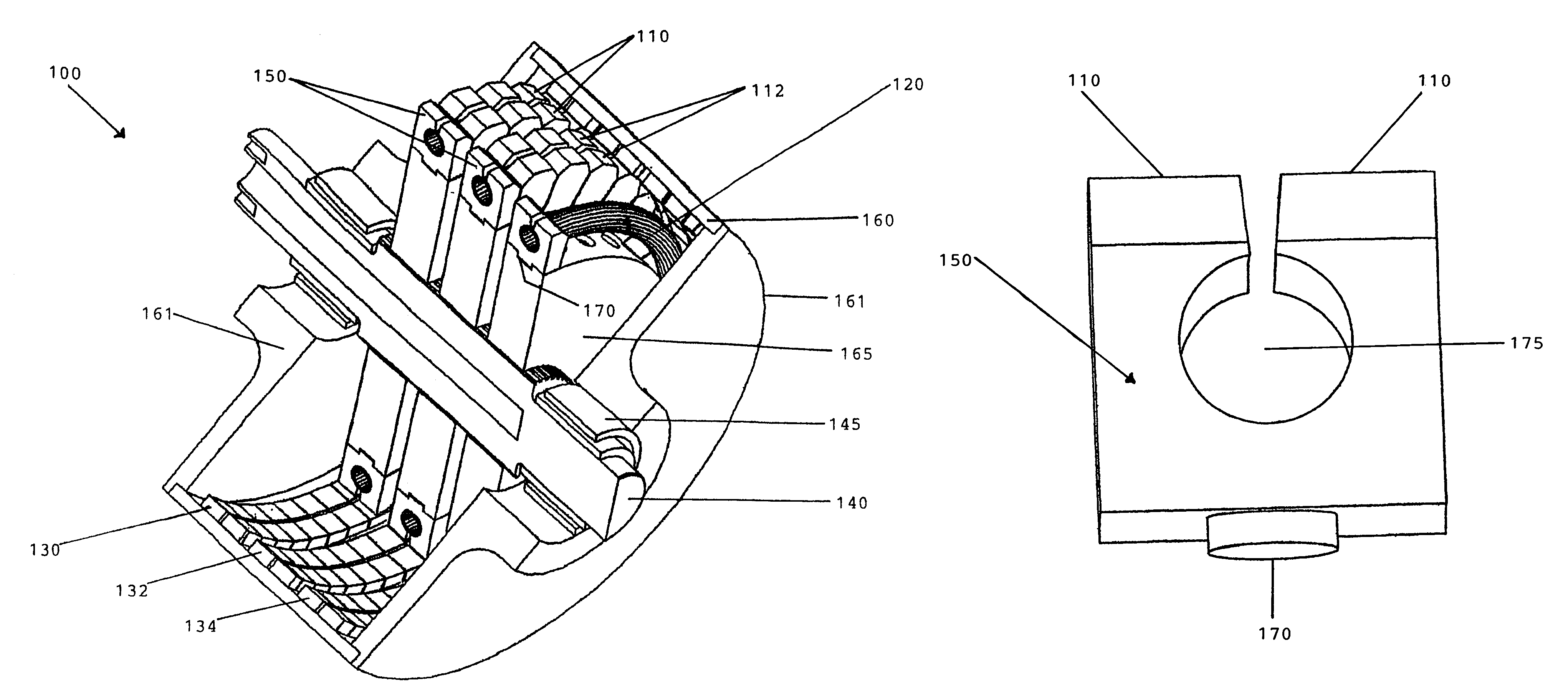 High-efficiency wheel-motor utilizing molded magnetic flux channels with transverse-flux stator